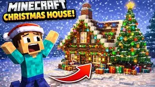 MINECRAFT CHRISTMAS HOUSE BUILD! 🎅🎄 | New Year Home Design