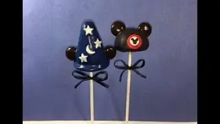 How to make Mickey Mouse Hat Cake Pops
