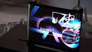 TCL rollable OLED display technology CES 2021