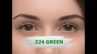 Зеленые увеличивающие линзы 324 Green - EOS (Корея)