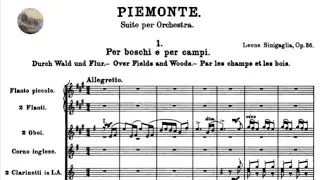 Leone Sinigaglia - Piemonte, Op. 36 (1912)