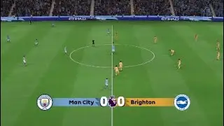 FIFA 25 Manchester city VS Brighton Silva Haland Savio de bruyne