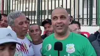 جمعية راديوز تجمع بين العالم بلقاسم حبة و النجم لخضر بلومي في مقابلة استعراضية كروية