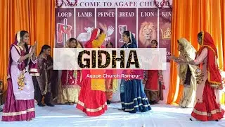 yeshu raja jag vich aya boliyan( Gidha) A.C.A CHURCH (RAMPUR)