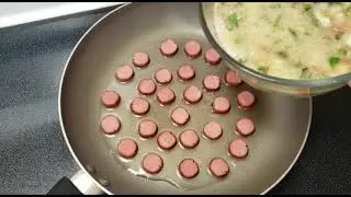 Chicken Sausage Omelette Recipe.How to make chicken sausage omelette at home