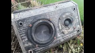 Restoration old TIMBRE brand American speaker - Restore old TIMBRE bass 10 speakers