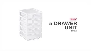 Sterilite Small 5 Drawer Unit