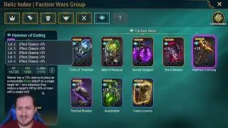 *raid shadow legends* hoping to get lucky with relics and prism shard!
