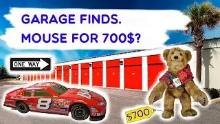 Finds in the garage. Teddy bear for $700? Antiques and vintage.