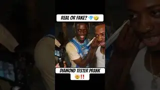 Diamond tester prank @UnghettoMathieu & @DuuShiesty  🤣💎 #simtv #shorts #miami #unghettomathieu
