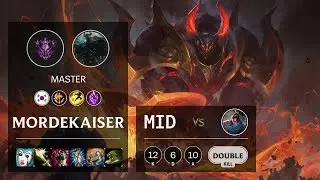 Mordekaiser Mid vs Yasuo - KR Master Patch 10.6
