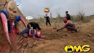 Brave Hunter Teams Up With Spider-Man To Destroy Monsters And Rescue The Girl