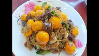 ឆាខ្ញី គ្រឿងក្នុងមាន់ ងាយៗ ឆ្ងាញ់ៗ | Fried Ginger Yummy
