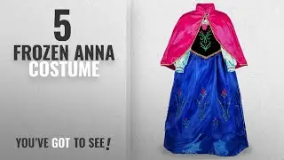 Top 10 Frozen Anna Costume [2018]: JerrisApparel Snow Party Dress Queen Costume Princess Cosplay