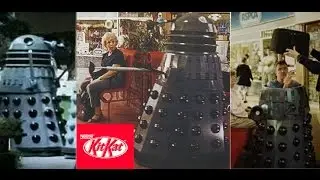 Daleks KitKat TV & movie advert, then ITV report on Dalek exhibition in Southampton