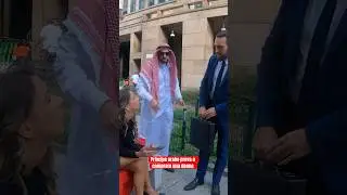 La cena comunque era un buon compromesso #theshow #candidcamera #scherzi #principe #arabo  #perte