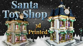 Santa Toy Shop &ndash; Easy Support-Free Christmas 3D Print!