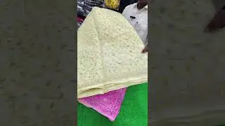 Organdi cotton saree / cotton work sarees / shanmukha Textiles / chirala 