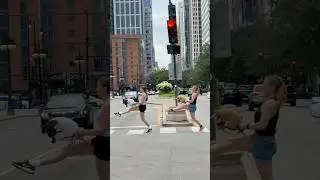 Extended trot in Chicago with @good.vibes.stable (on insta) 🔥 #hobbyhorse