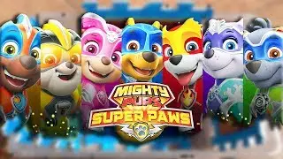 Paw Patrol Mighty Pups, Super Paws meet the mighty twins