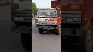 Heavy Loaded Container Truck Crossing the Highway #truck #working #respect #jcb #shorts