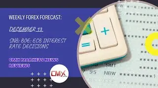 CMX MARKETS NEWS-REVIEW &ndash; WEEKLY FOREX FORECAST; December 15 &mdash; SNB; BoE; ECB Interest Rate Decisions
