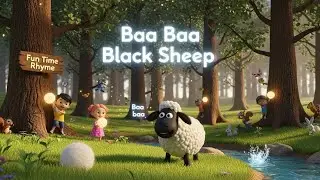 Baa Baa Black Sheep 🐑🎵✨ | Classic Nursery Rhyme for Kids & Toddlers 🌈👶