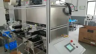 Elastic bandage roll forming machine