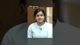 Sakshi Garg | rank all 350 |UPSC topper 2017 | Mock Interview| Hindi medium🤯#interview #shortvideo