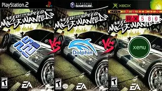 NFS: Most Wanted | DOLPHIN vs. XEMU vs. PCSX2 | 1080p Upscale