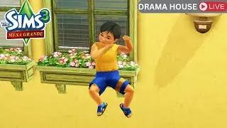 Drama House LIVE - Let's Play The Sims 3