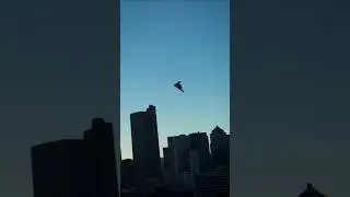 A B-2 Spirit stealth bomber was seen flying today near Springfield, Ohio. #ohio #shorts #springfield