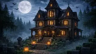 we stay 24 hours in a haunted house,survival? #minecraft #night 