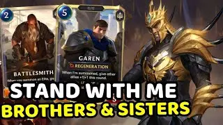 DEMACIA WILL RULE! Garen Jarvan IV Elites | Legends of Runeterra