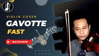 GAVOTTE (FAST) || SUZUKI VIOLIN METHOD BOOK 1 || BAGUS BUNGAS
