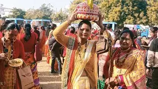 उत्तरायणी कौतिक की कलश यात्रा लखनऊ में
