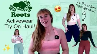 The SOFTEST Gymwear | Roots Activewear Try On Haul | High Quality Canadian Clothing!