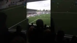 Tranmere fans before Maidstone