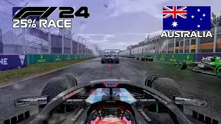 F1 2024 GAME | 25% Race Australia - Esteban Ocon | PS4 Gameplay