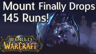 Mount Finally Drops - After 145 Runs REACTION! - Drake of The North Wind - World of Warcraft