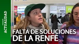 AFECTADOS denuncian falta de soluciones de la RENFE