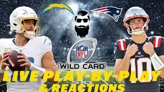 Wildcard Watchalong: Chargers at Patriots. Is Drake Maye the MVP?