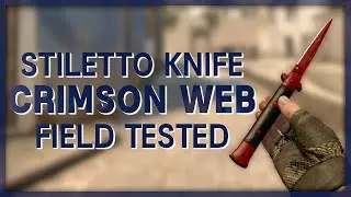 CS:GO Skin - Stiletto Knife | Crimson Web (Field-Tested)