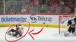 Casey Cizikas Short Handed Goal From His Back?!?! | Isles v Caps