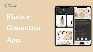 Flutter UI - Cosmetics Mobile App Store - SpeedCode
