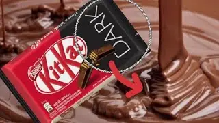 Chocolate Kitkat Dark Unboxing #chocolate #doces #sobremesa