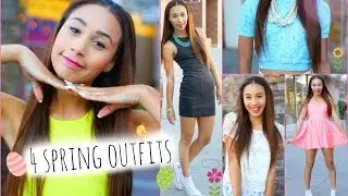 5 Cute and Affordable Outfit Ideas For Spring! ☼ School, Dates, Church + more! | MyLifeAsEva