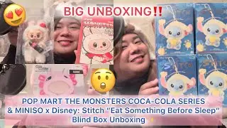 THE MONSTERS COCA-COLA SERIES & Stitch “Eat Something Before Sleep” Blind Box Unboxing