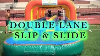 Double Lane Slip & Slide by Extra Fun Jumpers