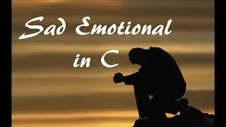 Sad Emotional Guitar Backing Track in C